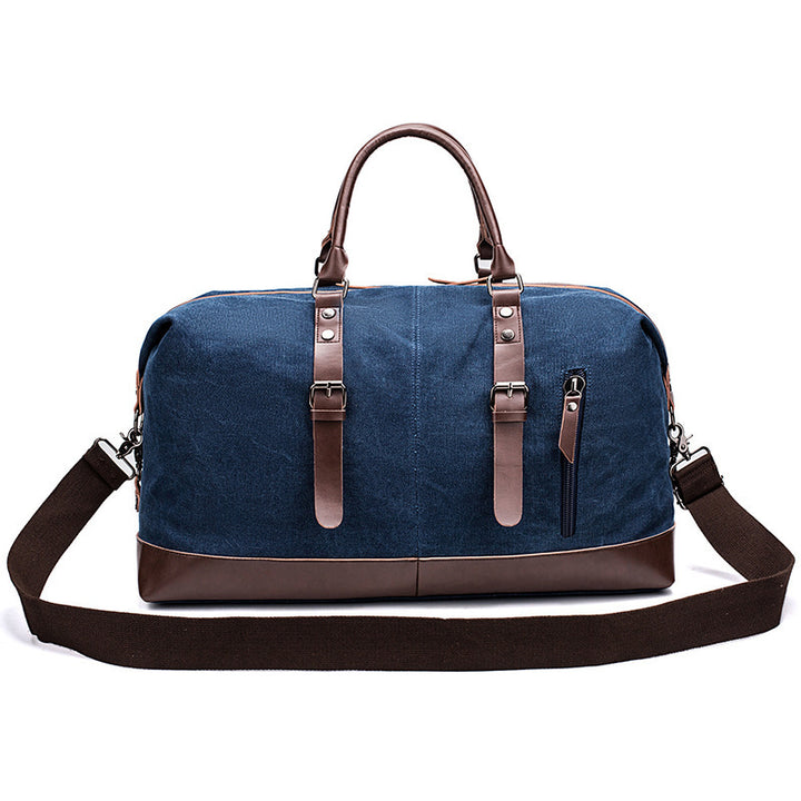 Spacious Travel Bag Made of Sturdy Canvas and Leather Kalsten