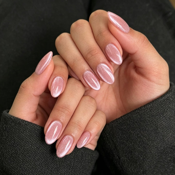 Glossy Almond-Shaped Press-On Nails Set Kalsten