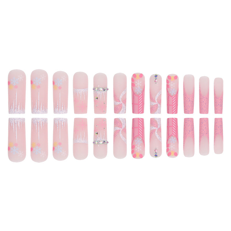 Artistic Glittery Stiletto Nail Art Extensions Kalsten