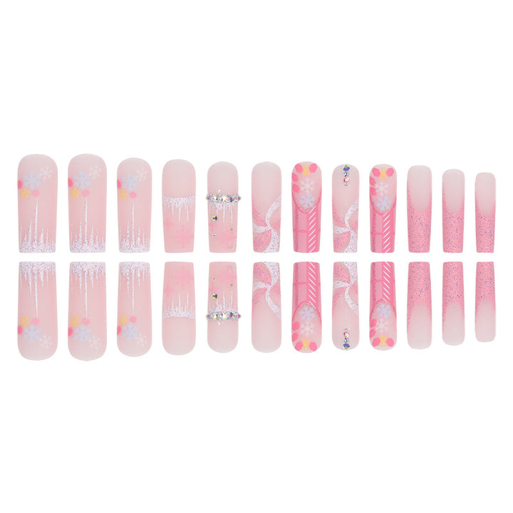 Artistic Glittery Stiletto Nail Art Extensions Kalsten