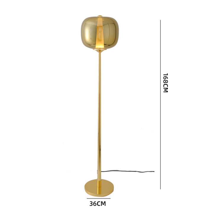 Modern Minimalist Floor Lamp with Transparent Base