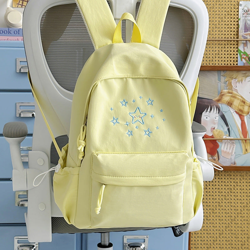 Cute Printed Star-Embellished Backpack Kalsten