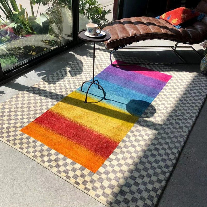 Geometric Pattern Area Rug Kalsten