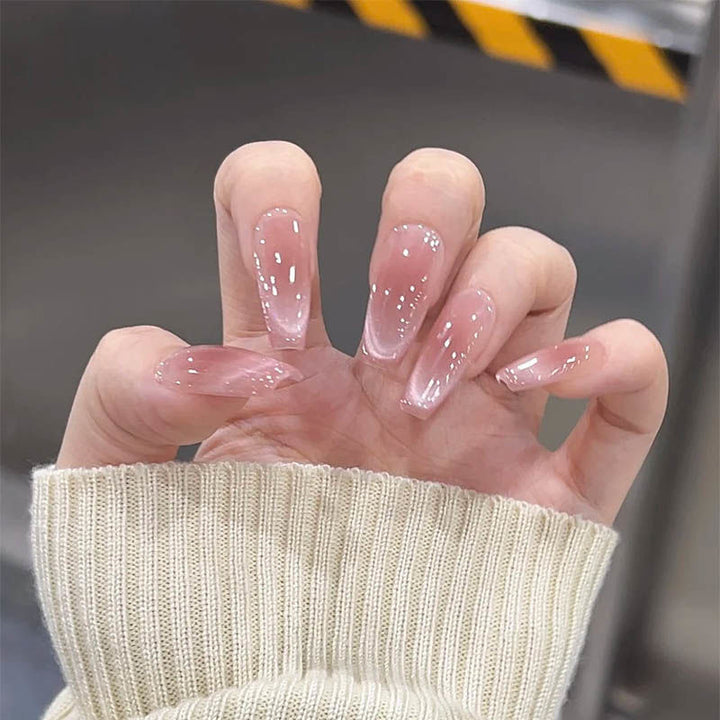 Glossy Long Tip Nail Extensions