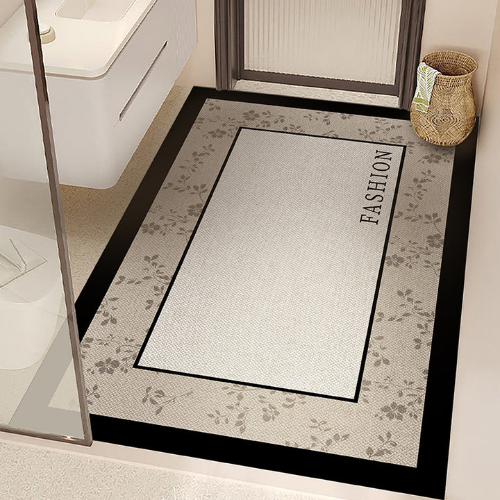 Non-Slip Geometric Bath Mat