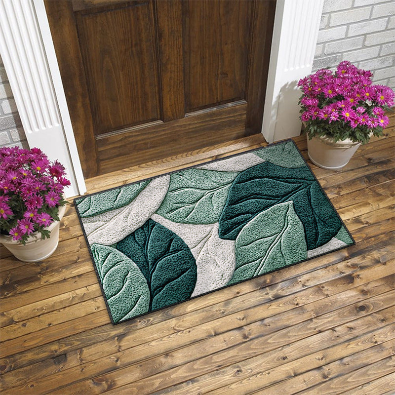 Leaf Design Outdoor Entrance Mat Kalsten