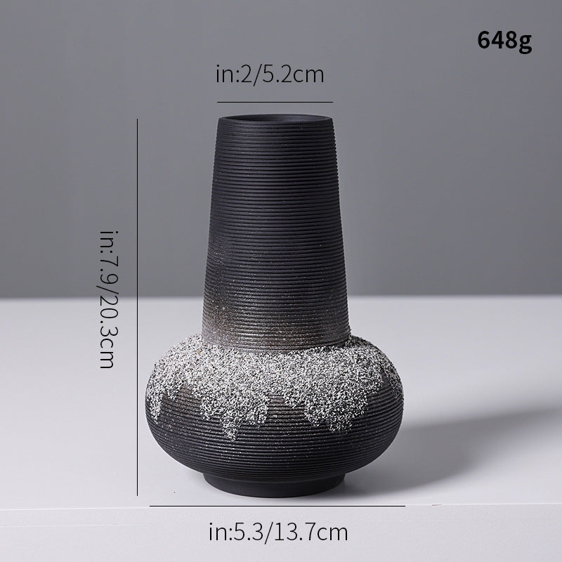 Decorative Textured Ceramic Vase Kalsten