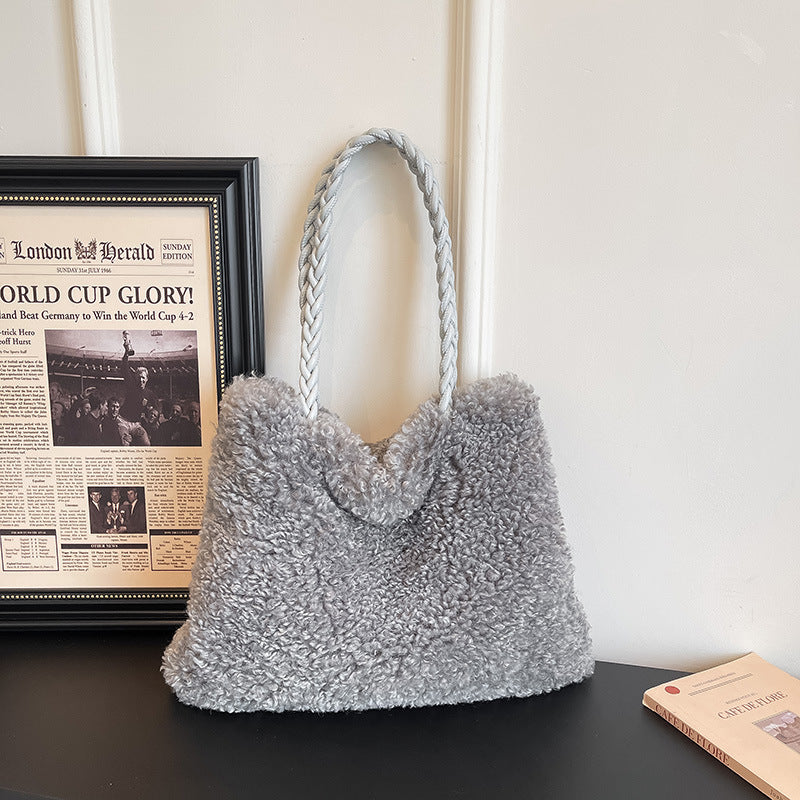 Cozy Textured Tote Bag