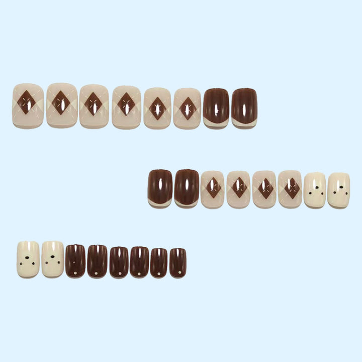 Artificial nail set with cute animal designs Kalsten
