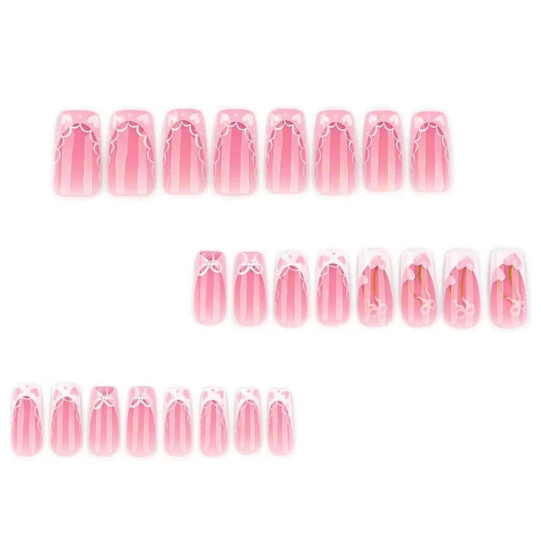 Elegant Press-On Nail Art Set