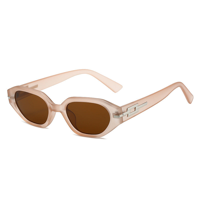 Elegant Retro Inspired Faceted Sunglasses Kalsten