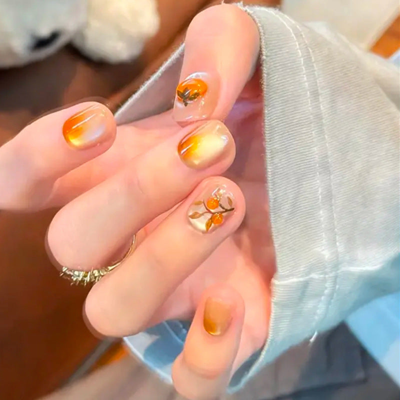 Artificial nail set with shiny 3D accents Kalsten