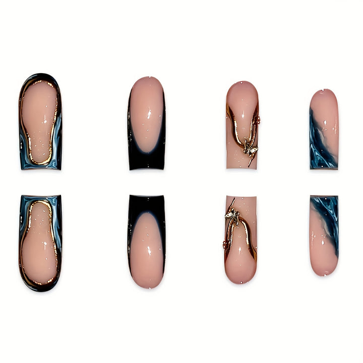 Elegant Sculpted Nail Art Extensions Kalsten
