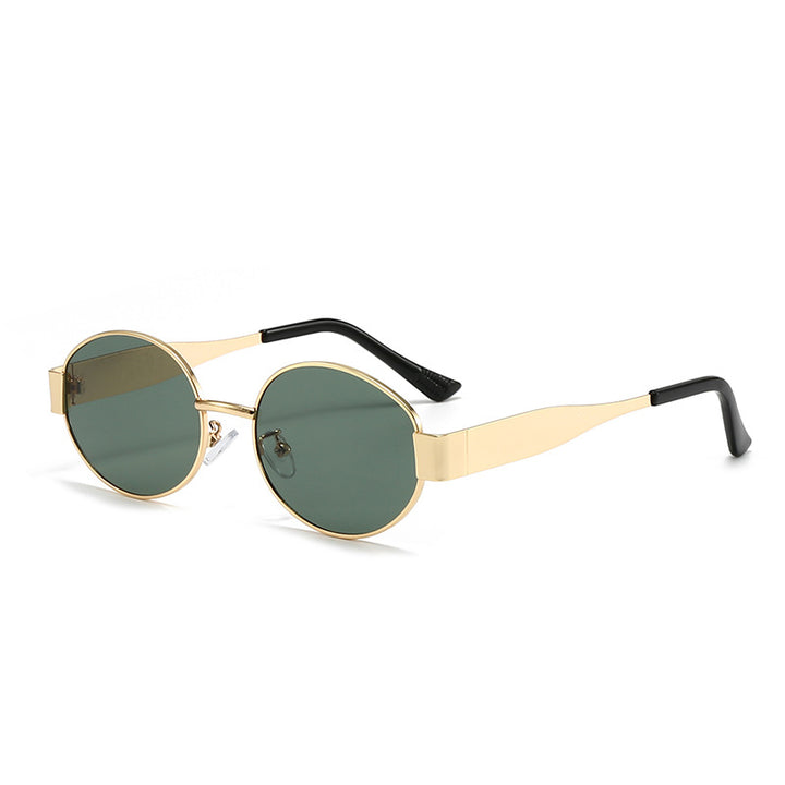 Women's fashionable oval sunglasses with unique frame Kalsten