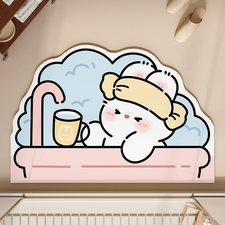 Fun Cartoon Dog Bath Mat Kalsten