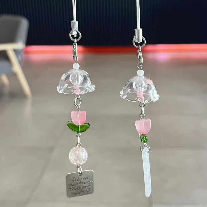 Decorative Floral Pendant Keychain Kalsten