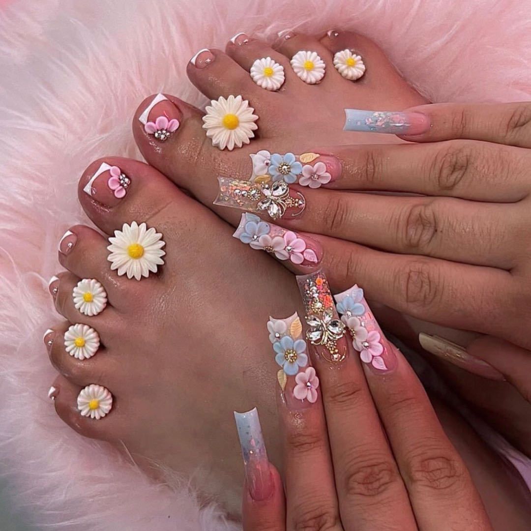 Floral Artisan Press-On Nail Set Kalsten