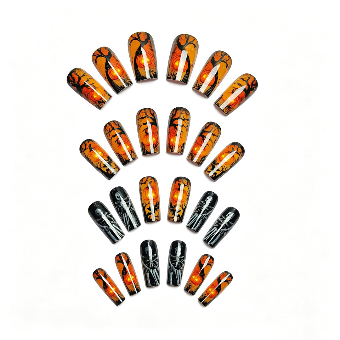 Halloween-Themed Artistic Nail Art Kalsten