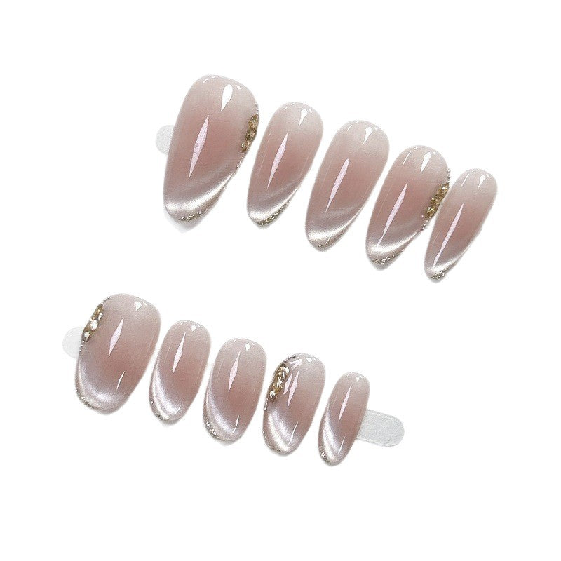 Ombre Glossy Press-On Nail Extensions