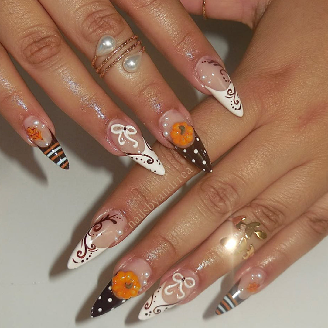 Artistic Seasonal Press-On Nail Set