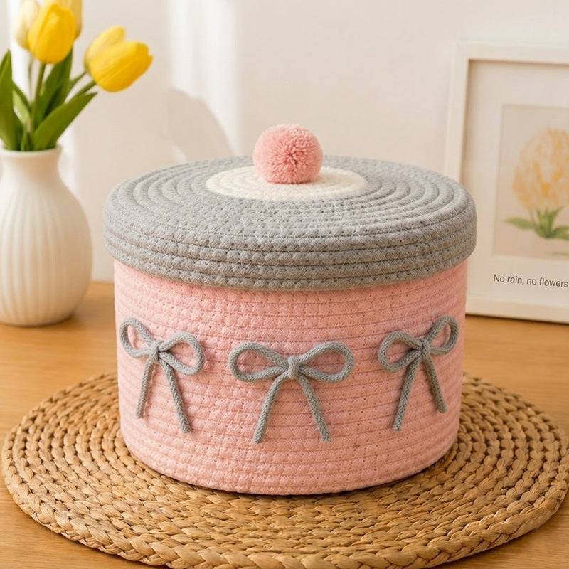 Decorative Knitted Storage Container Kalsten