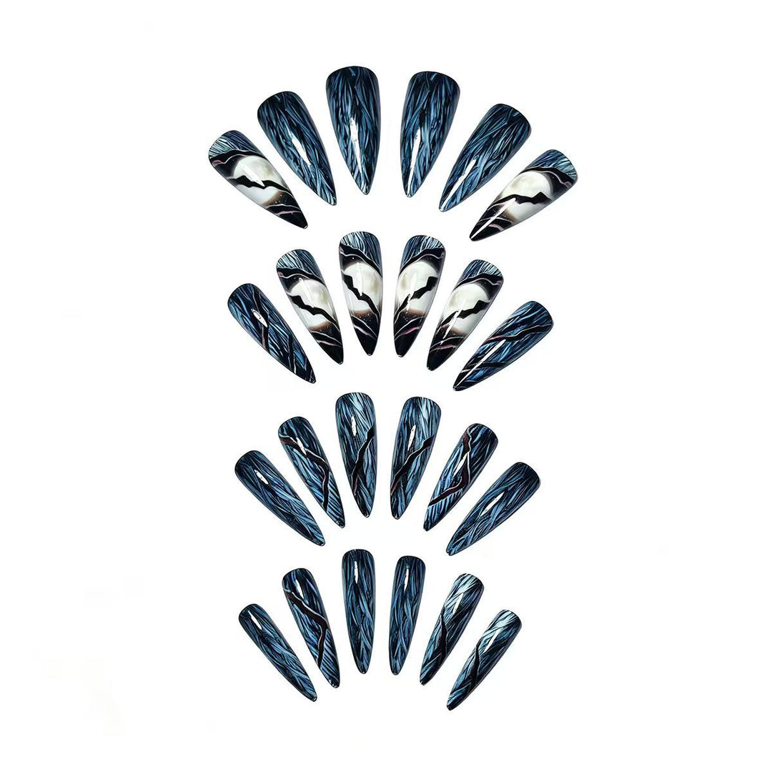 Artistic Stiletto Nail Art Kalsten
