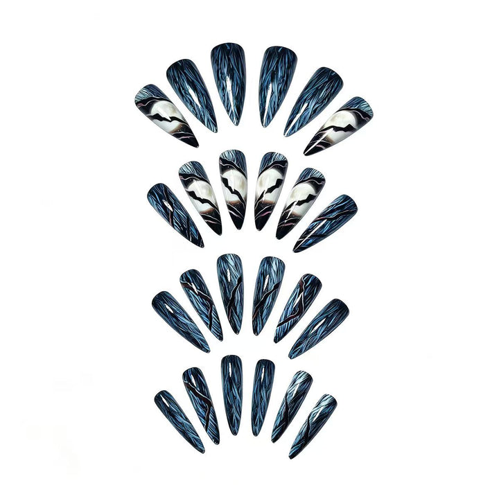 Artistic Stiletto Nail Art Kalsten