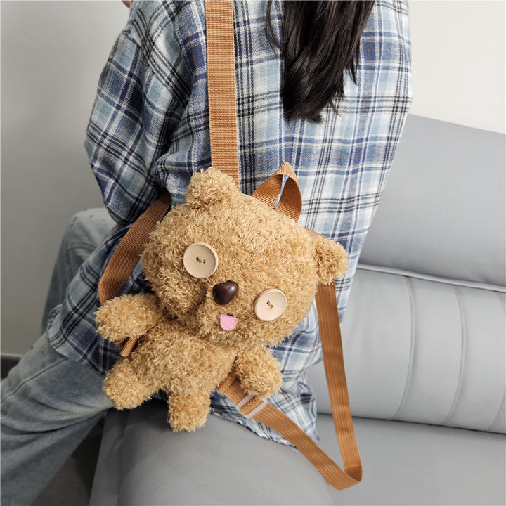 Cute Cuddly Backpack with Bear Motif Kalsten