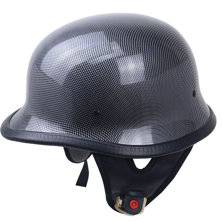 Vintage Carbon Fiber Motorcycle Helmet Kalsten