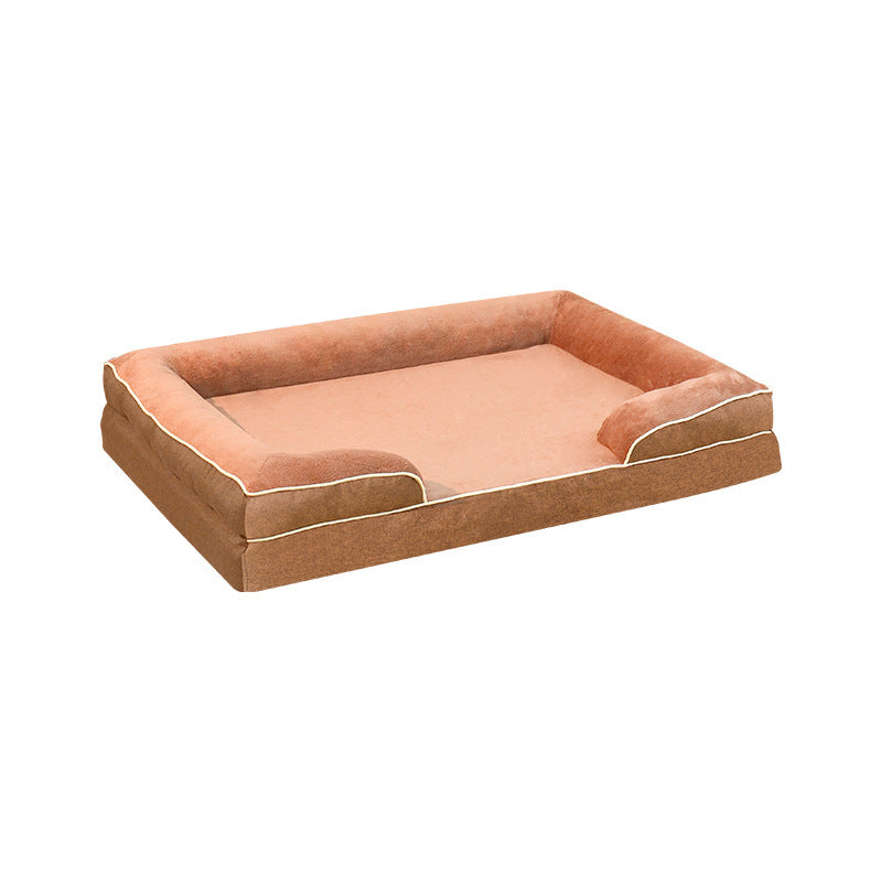 Plush Contoured Dog Bed