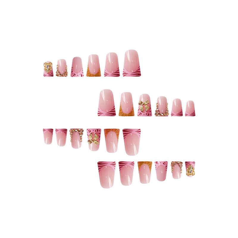 Floral Design Press-On Nails Kalsten