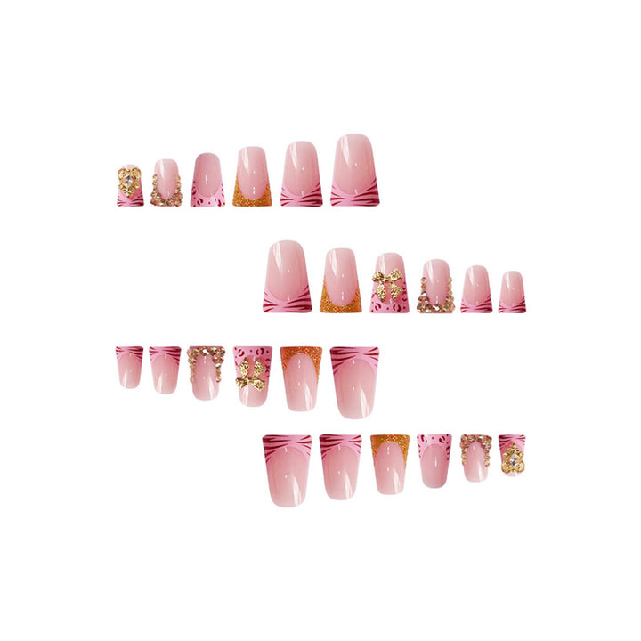 Floral Design Press-On Nails Kalsten