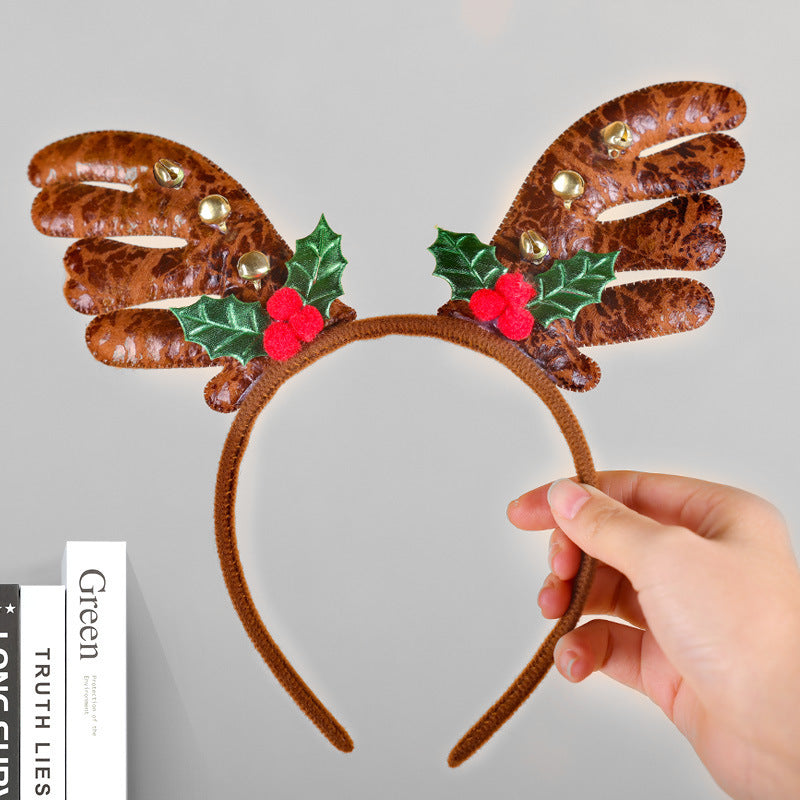 Festive Reindeer Antler Headband