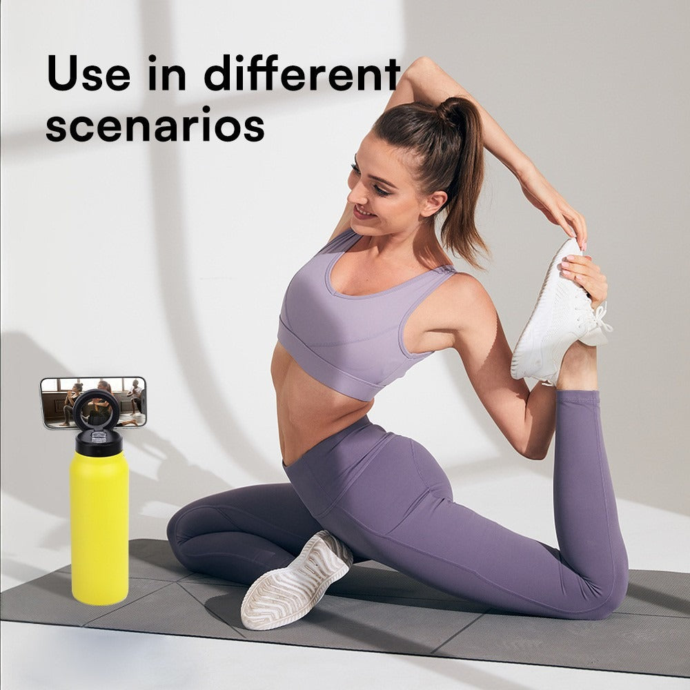 Ladies insulated drinking bottle with practical hanging ring Kalsten