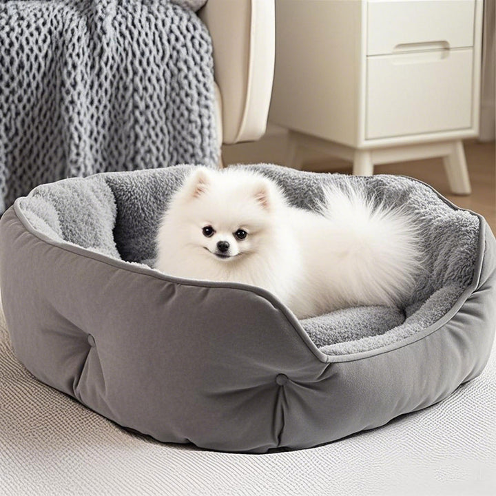 Cozy Plush Dog Bed
