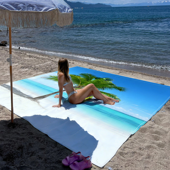 Mandala Design Beach Mat Kalsten