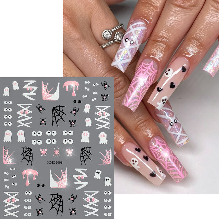 Halloween-Themed Nail Art Sticker Set  1791507032