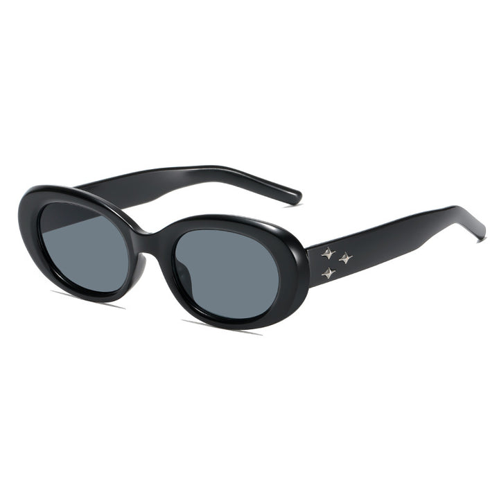Retro Oval Frame Sunglasses Kalsten