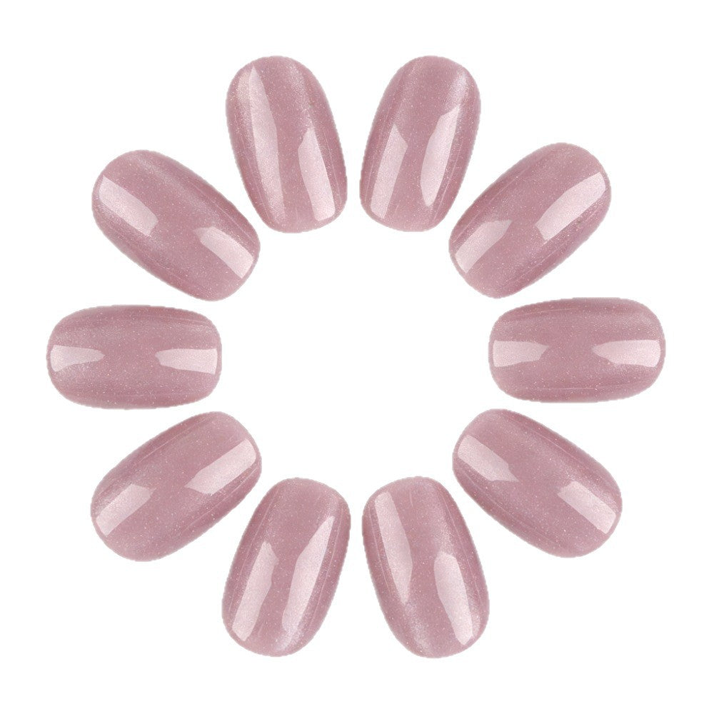 Glittery Gel Nail Enhancements