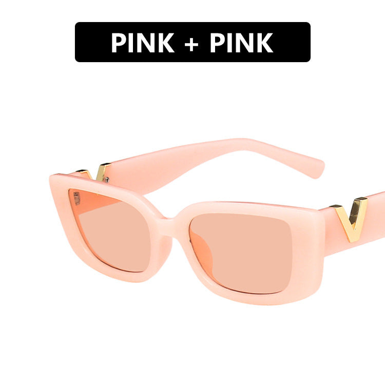 Women's modern cat-eye sunglasses with metallic details Kalsten