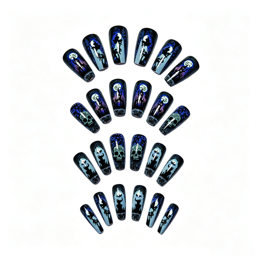 Creative Halloween Style Artificial Nails Kalsten