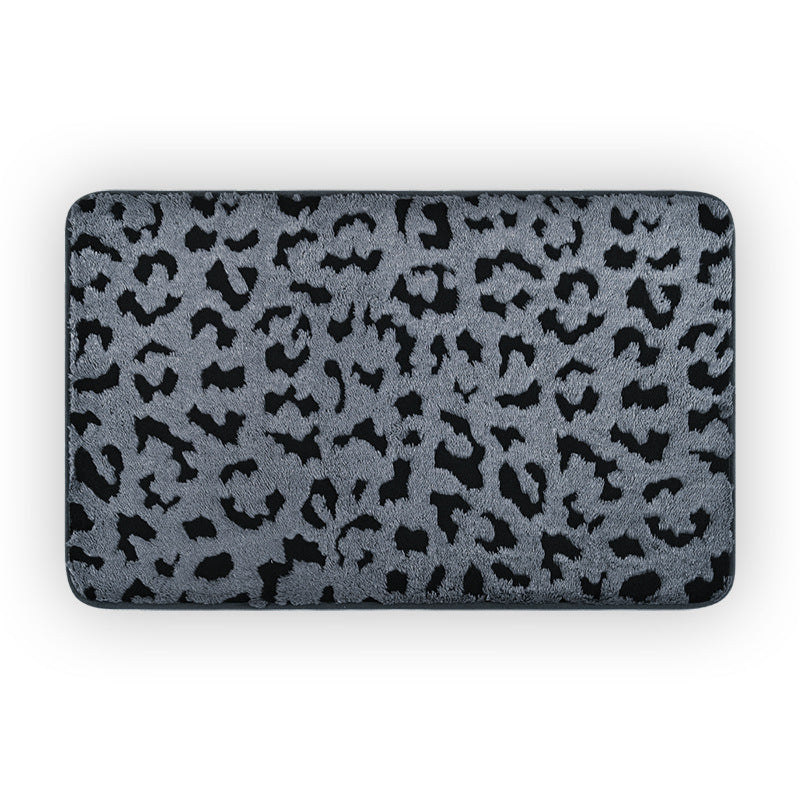 Stylish Leopard Print Bath Mat Kalsten