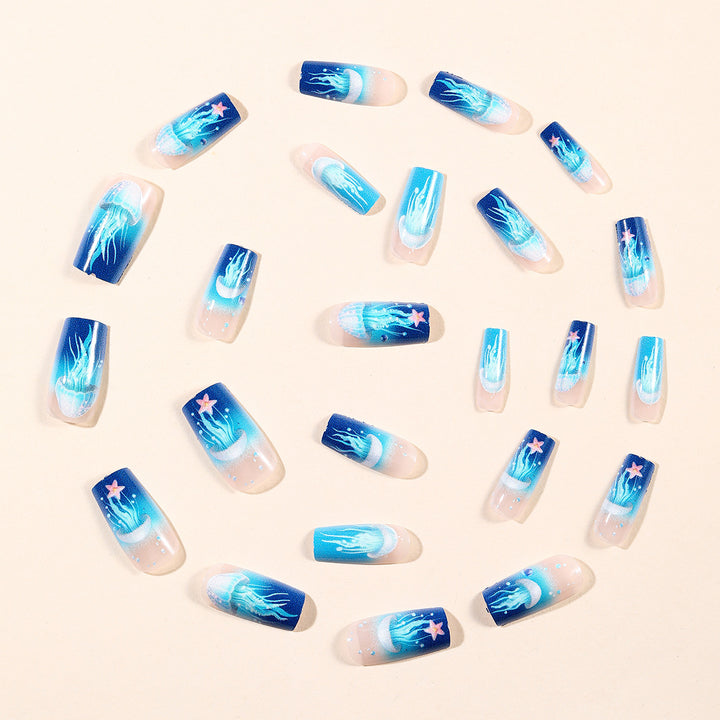 Marine-Themed Gel Nail Art Designs Kalsten