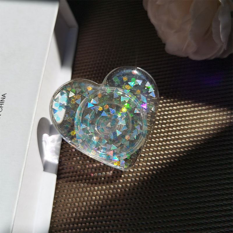 Glittering Heart-Shaped Phone Stand Kalsten