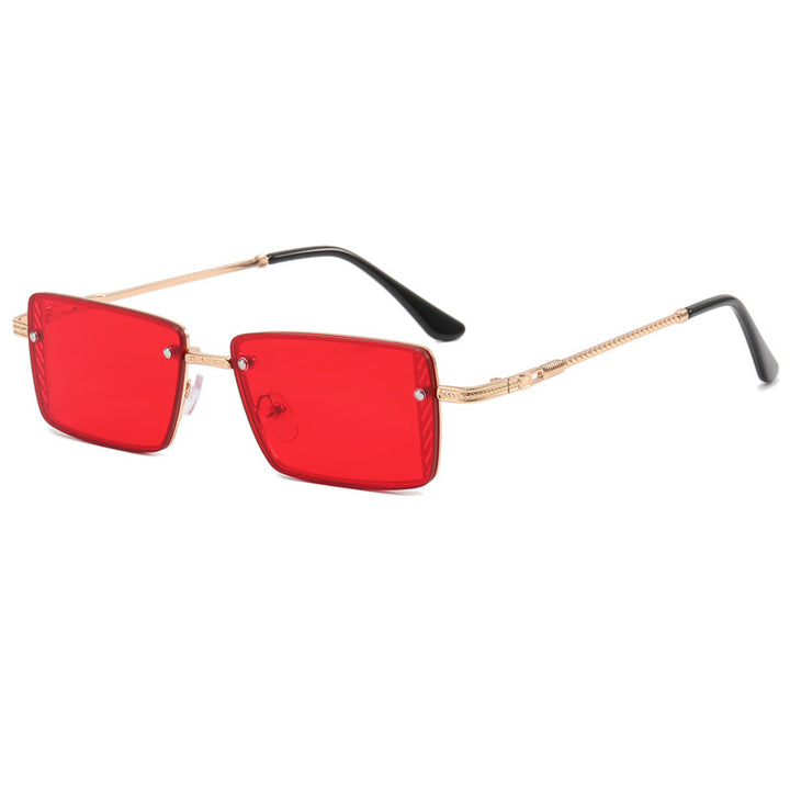 Ladies Elegant Square Sunglasses with Refined Frame Accents Kalsten