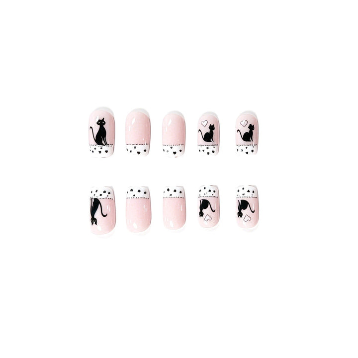 Cat-Themed Nail Art Set Kalsten