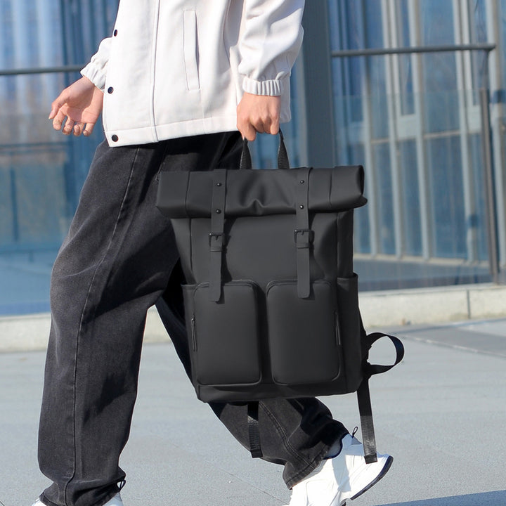 Roll-Top Waterproof Urban Backpack Kalsten