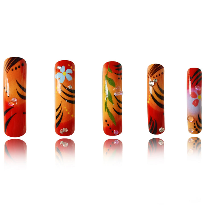 Artistic Floral Nail Extensions Kalsten 1789447242