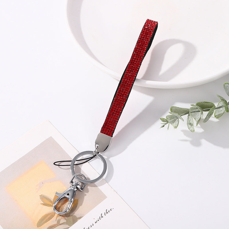 Rhinestone Accent Keychain Holder Kalsten