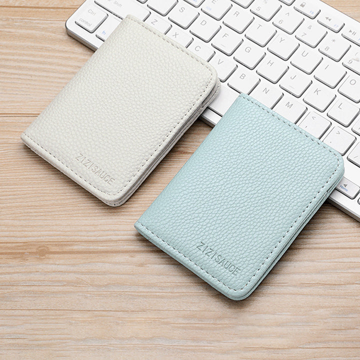 Premium Textured Leather Card Holder